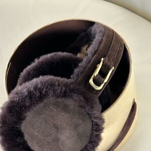 UGG Brown Shearling Earmuffs